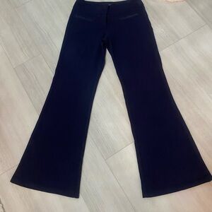Navy Blue Flared Pants